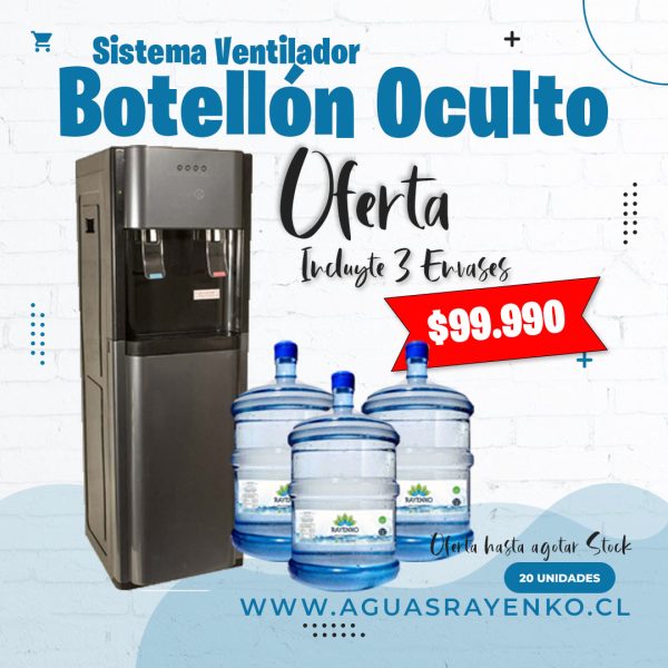 Dispensador Botellón Oculto VPBO 3E